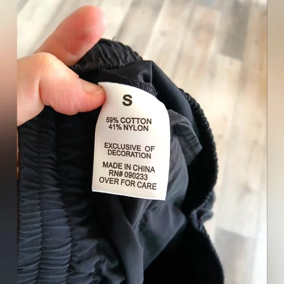 Fear of God Essentials Black Cargo Pants